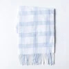 WINDOW PANE CHECK FLANNEL WITH FRINGE -Deals Baby Products Store a soft idea window pane check flannel with fringe