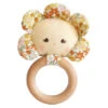 FLOWER BABY TEETHER RATTLE IN SWEET MARIGOLD -Deals Baby Products Store alimrose flower baby teether rattle in sweet marig