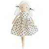 FRANKIE DOLL IN BLACK SPOT LINEN -Deals Baby Products Store alimrose frankie doll in black spot linen