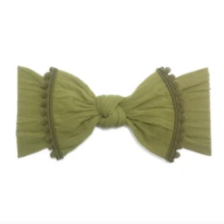 BABY BLING TRIMMED CLASSIC KNOT HEADBAND -Deals Baby Products Store baby bling baby bling trimmed classic knot headban 3