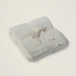 COZYCHIC LITE RIBBED THROW -PEARL