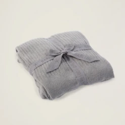 COZYCHIC LITE RIBBED THROW - PEWTER