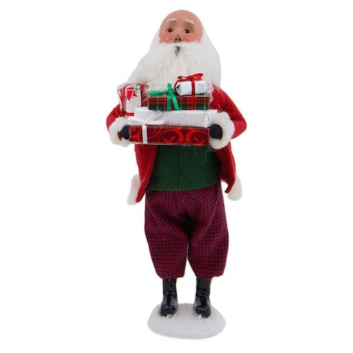 BALD SANTA WITH PACKAGES BALD SANTA WITH PACKAGES -Deals Baby Products Store byers choice bald santa with packages