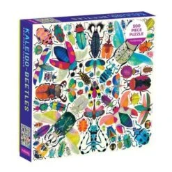 Chronicle Books KALEIDO-BEETLES 500 PIECE FAMILY PUZZLE