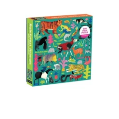 Chronicle Books RAINFOREST ANIMALS 500 PIECE PUZZLE