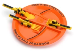 CONSTRUCTION PLATE -Deals Baby Products Store constructive eating construction plate 2