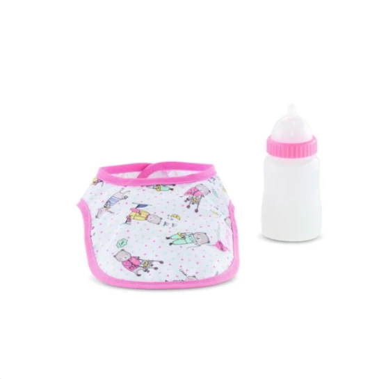 BIB AND MAGIC MILK BOTTLE FOR 14-17 INCH BABY DOLL Corolle BIB AND MAGIC MILK BOTTLE FOR 14-17 INCH BABY DOLL -Deals Baby Products Store corolle bib and magic milk bottle for 14 17 inch b