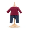 Corolle STRIPED T-SHIRT AND PANT SET FOR 14 INCH DOLL