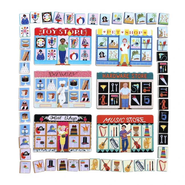 MAIN STREET LITTLE BINGO GAME Eeboo MAIN STREET LITTLE BINGO GAME -Deals Baby Products Store eeboo main street little bingo game 1