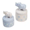 BLUE ELEPHANT TOOTH & CURL SET -Deals Baby Products Store elegant baby blue elephant tooth curl set
