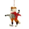 FOX WITH SKATES ORNAMENT -Deals Baby Products Store fiona walker fox with skates ornament