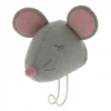 SLEEPY MOUSE HEAD COAT HOOK -Deals Baby Products Store fiona walker sleepy mouse head coat hook