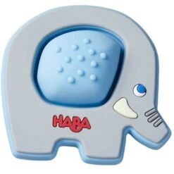Haba POPPING ELEPHANT SILICONE TEETHING TOY