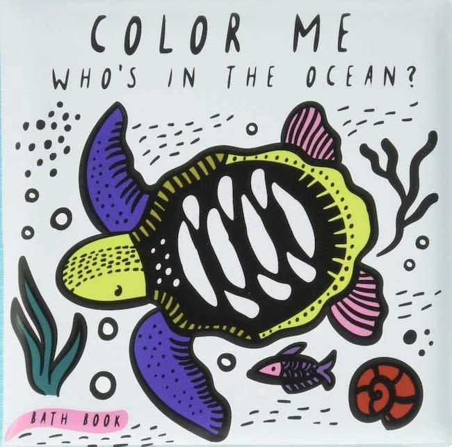 COLOR ME: WHO'S IN THE OCEAN COLOR ME: WHO'S IN THE OCEAN -Deals Baby Products Store hachette mudpuppy color me whos in the ocean