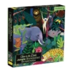 JUNGLE ILLUMINATED 500 PIECE GLOW IN THE DARK PUZZLE -Deals Baby Products Store hachette mudpuppy jungle illuminated 500 piece glo