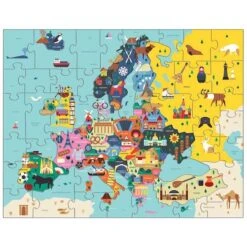 MAP OF EUROPE 70 PIECE PUZZLE -Deals Baby Products Store hachette mudpuppy map of europe 70 piece puzzle 2