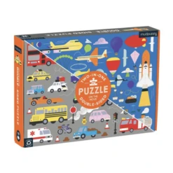 ON THE MOVE 100 PIECE DOUBLE-SIDED PUZZLE