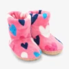 Hatley CONFETTI HEARTS FLEECE SLIPPERS -Deals Baby Products Store hatley confetti hearts fleece slippers