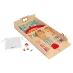 Janod WOODEN SHUFFLEBOARD TABLE TOP GAME