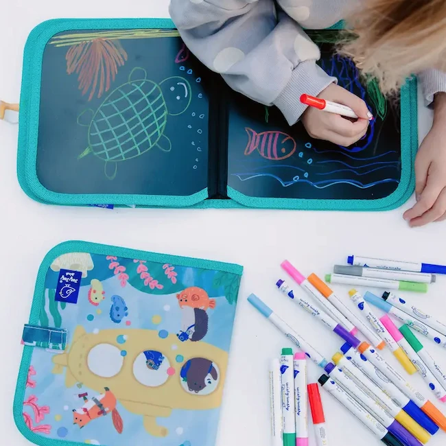 DOODLE IT AND GO ERASABLE BOOK-SUBMARINE DOODLE IT AND GO ERASABLE BOOK-SUBMARINE -Deals Baby Products Store jaq jaq bird doodle it and go erasable book submar 1