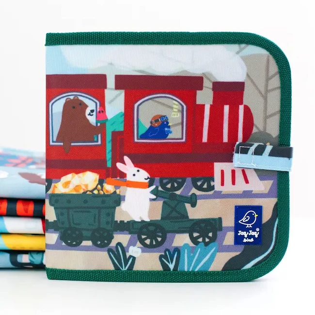 DOODLE IT AND GO ERASABLE BOOK-TRAIN DOODLE IT AND GO ERASABLE BOOK-TRAIN -Deals Baby Products Store jaq jaq bird doodle it and go erasable book train