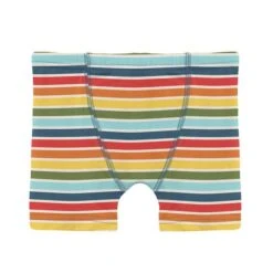 GROOVY STRIPE PRINT BOY'S BOXER BRIEF