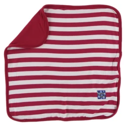 PRINT BAMBOO LOVEY IN CANDY CANE STRIPE