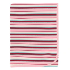 PRINT SWADDLING BLANKET IN ANNIVERSARY BOBSLED STRIPE