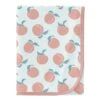 PRINT SWADDLING BLANKET IN FRESH AIR PEACHES -Deals Baby Products Store kickee pants print swaddling blanket in fresh air