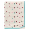 PRINT SWADDLING BLANKET IN NATURAL HOLIDAY LIGHTS -Deals Baby Products Store kickee pants print swaddling blanket in natural ho