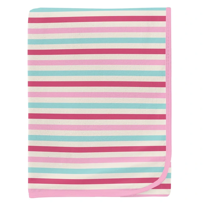 PRINT SWADDLING BLANKET IN SOCK HOP STRIPE PRINT SWADDLING BLANKET IN SOCK HOP STRIPE -Deals Baby Products Store kickee pants print swaddling blanket in sock hop s