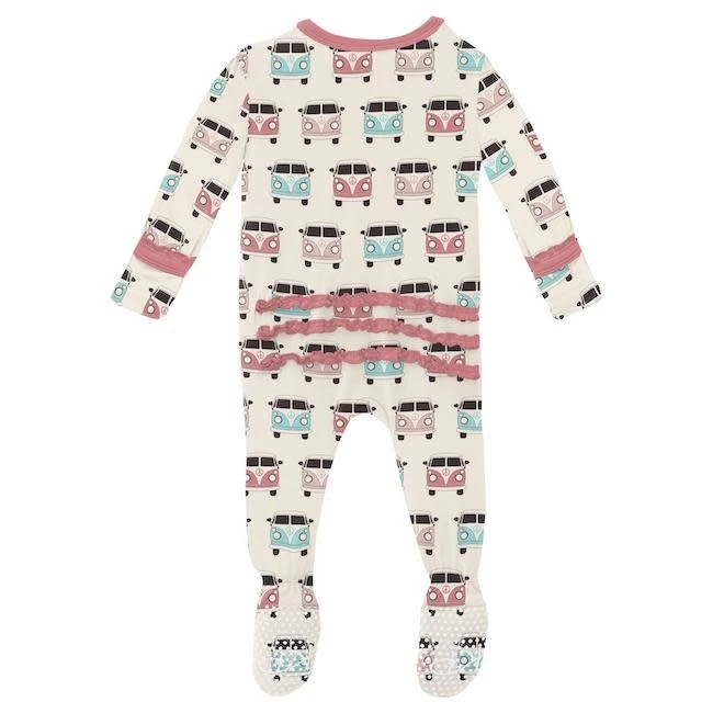 VINTAGE VANS PRINT MUFFIN RUFFLE WITH ZIPPER VINTAGE VANS PRINT MUFFIN RUFFLE WITH ZIPPER -Deals Baby Products Store kickee pants vintage vans print muffin ruffle with 1