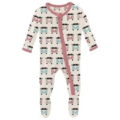 VINTAGE VANS PRINT MUFFIN RUFFLE WITH ZIPPER