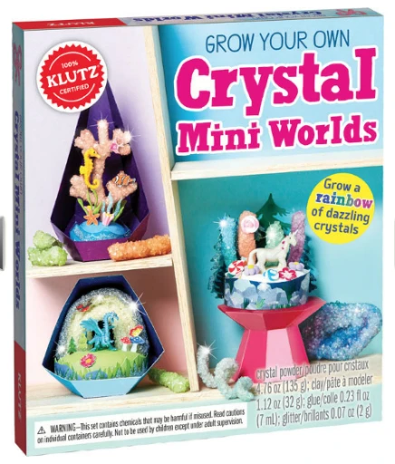 GROW YOUR OWN CRYSTAL MINI WORLDS GROW YOUR OWN CRYSTAL MINI WORLDS -Deals Baby Products Store klutz grow your own crystal mini worlds