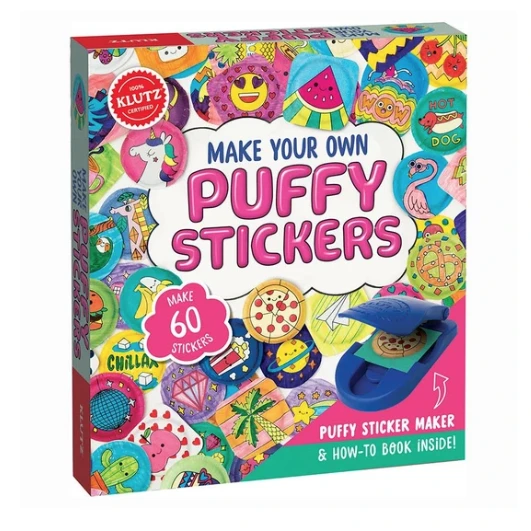 MAKE YOUR OWN PUFFY STICKERS MAKE YOUR OWN PUFFY STICKERS -Deals Baby Products Store klutz make your own puffy stickers 1