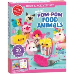 MINI POM-POM FOOD ANIMALS