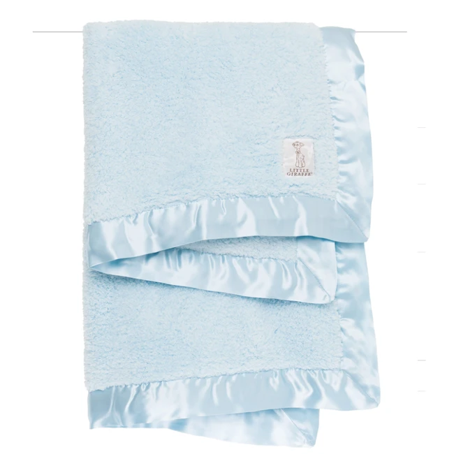 LITTLE GIRAFFE CHENILLE BLUE BABY BLANKET LITTLE GIRAFFE CHENILLE BLUE BABY BLANKET -Deals Baby Products Store little giraffe inc little giraffe chenille blue ba