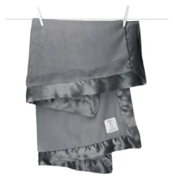 LITTLE GIRAFFE LUXE CHARCOAL BABY BLANKET