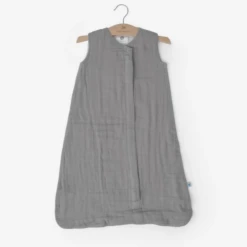 Little Unicorn COTTON MUSLIN SLEEP BAG-NICKEL