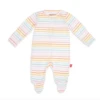 CANDY STRIPE MODAL MAGNETIC FOOTIE -Deals Baby Products Store magnetic me candy stripe modal magnetic footie