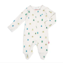 JUST WING IT ORGANIC COTTON MAGNETIC FOOTIE