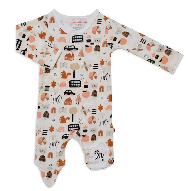 VARIETY SOCIETY ORGANIC COTTON FOOTIE VARIETY SOCIETY ORGANIC COTTON FOOTIE -Deals Baby Products Store magnetic me variety society organic cotton footie