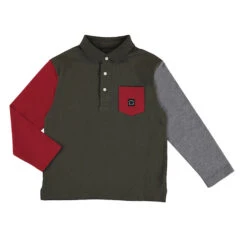 LONG SLEEVED COMBINATION POLO SHIRT