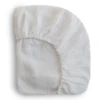 Mushie EXTRA SOFT MUSLIN CRIB SHEET-WHITE 2 Mushie EXTRA SOFT MUSLIN CRIB SHEET-WHITE -Deals Baby Products Store mushie extra soft muslin crib sheet white