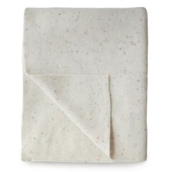 Mushie KNITTED CONFETTI BABY BLANKET - IVORY