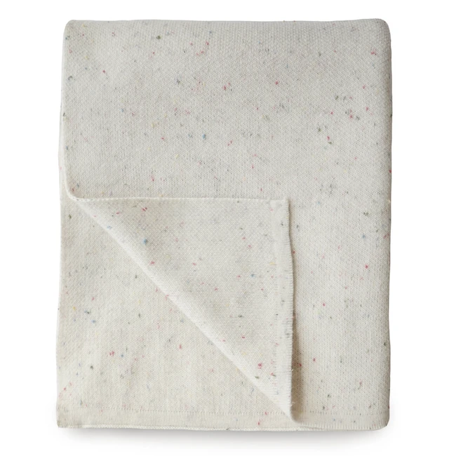KNITTED CONFETTI BABY BLANKET - IVORY Mushie KNITTED CONFETTI BABY BLANKET - IVORY -Deals Baby Products Store mushie knitted confetti baby blanket ivory