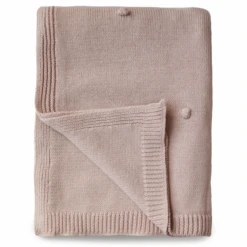 Mushie KNITTED TEXTURED DOTS BABY BLANKET -Deals Baby Products Store mushie knitted textured dots baby blanket 2