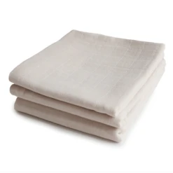 Mushie ORGANIC COTTON MUSLIN CLOTH -3 PACK -Deals Baby Products Store mushie organic cotton muslin cloth 3 pack 3