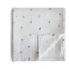 Mushie ORGANIC COTTON MUSLIN SWADDLE BLANKET IN SPARROW -Deals Baby Products Store mushie organic cotton muslin swaddle blanket in sp