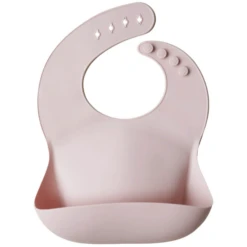 Mushie SILICONE BABY BIB-BLUSH
